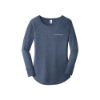 Picture of District Women's Perfect Tri Long Sleeve Tunic Tee