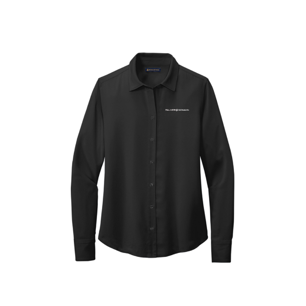 Picture of Brooks Brothers® Women’s Full-Button Satin Blouse