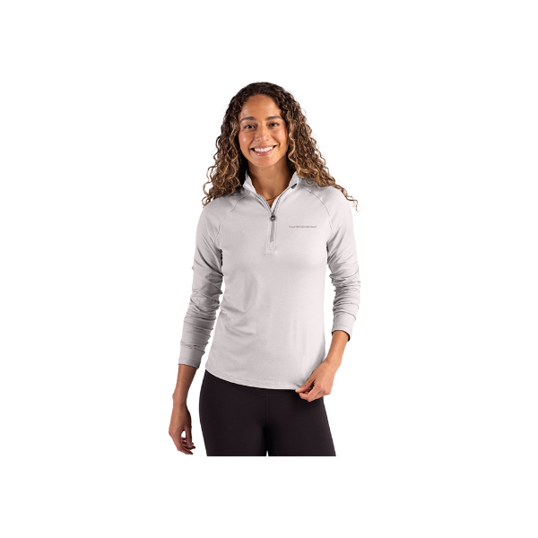 Picture of Cutter & Buck Coastline Eco Epic Comfort Recycled Womens Quarter Zip